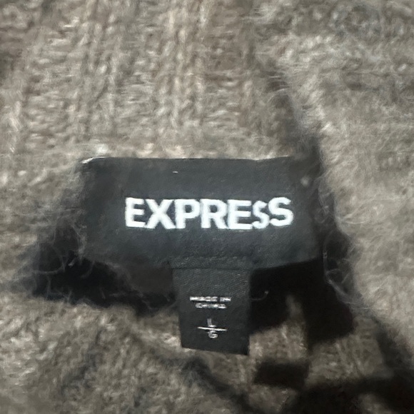 Express Charcoal Turtleneck Sweater - Picture 2 of 2